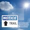 Signmission Trail (Up Arrow) Sign With Symbol, 7 in W x Rectangle, Vinyl Decal OS-2PACK-NS-D-57-L-18712 - alternate 4